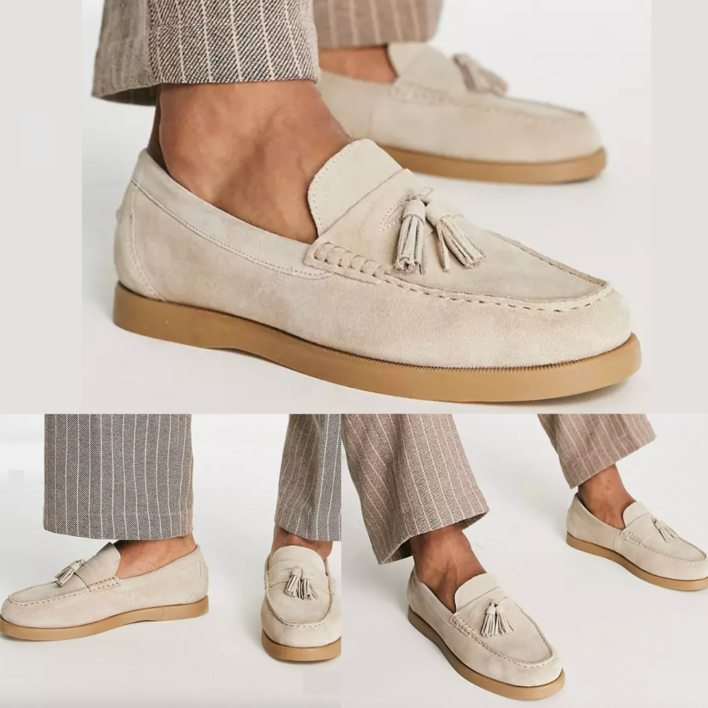 Leno - Stylowe i wygodne skórzane loafersy dla mężczyzn