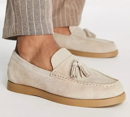 Leno - Stylowe i wygodne skórzane loafersy dla mężczyzn