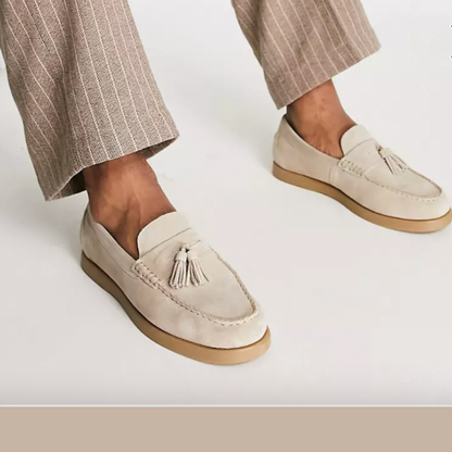 Leno - Stylowe i wygodne skórzane loafersy dla mężczyzn